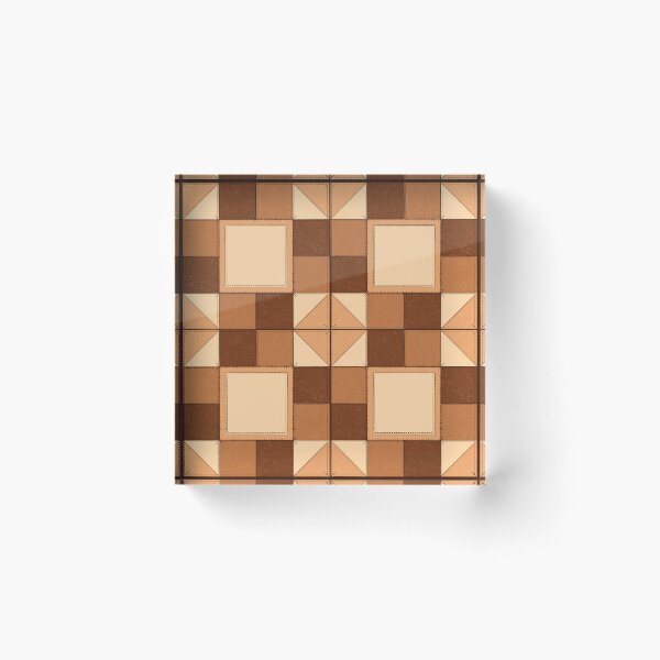 Item preview, patchwork quilt - brown designed and sold by parsleysaauce .