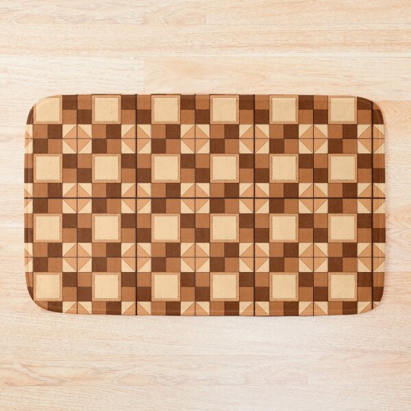 Item preview, patchwork quilt - brown designed and sold by parsleysaauce .