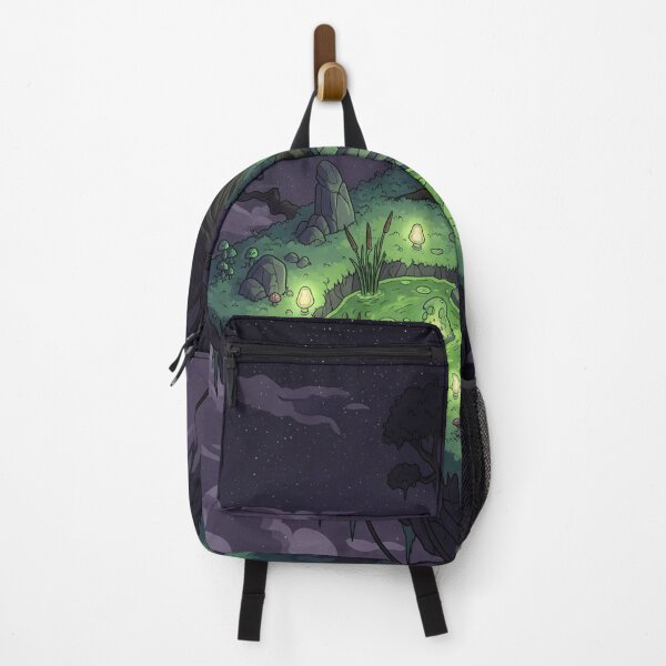 Item preview, Swamp Island – Floating Dark Fantasy Land with Glowing Tree and Mystic Runes designed and sold by InspireHaven.