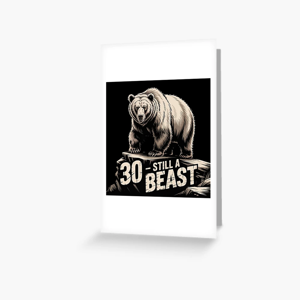 vc 30th Birthday Gri zzly Bear