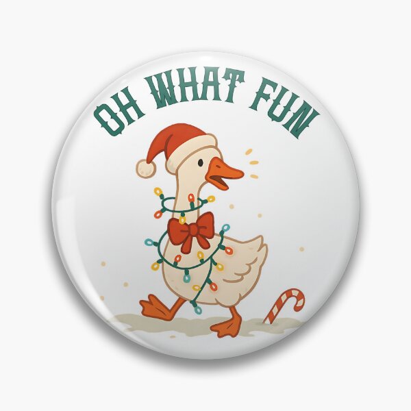 Item preview, Oh What Fun: Funny Christmas Goose Holiday Art designed and sold by elynne9.