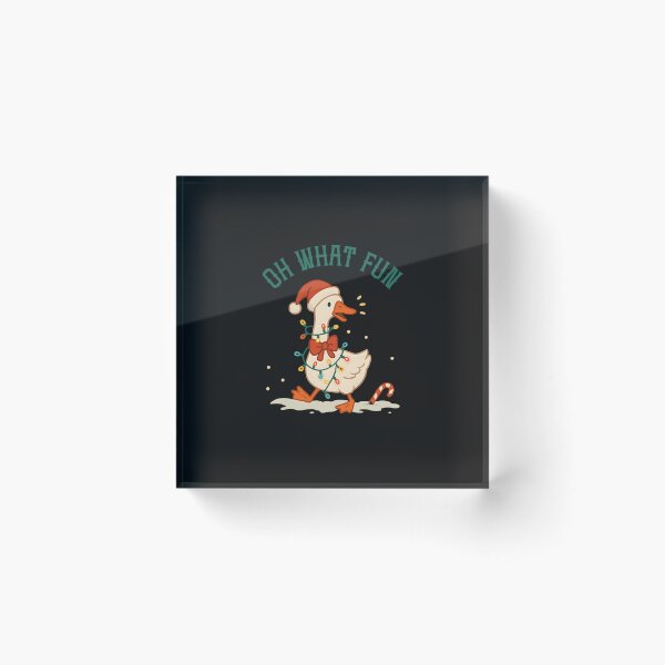 Item preview,  Oh What Fun: Funny Christmas Goose Holiday Art designed and sold by elynne9.