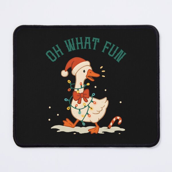 Item preview, Oh What Fun: Funny Christmas Goose Holiday Art designed and sold by elynne9.