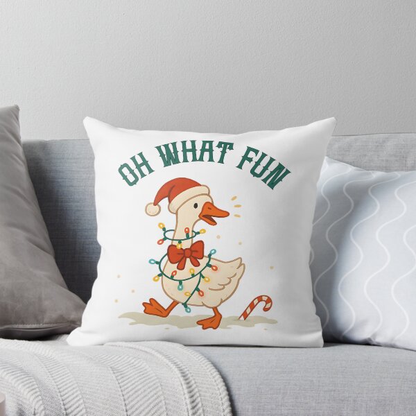 Item preview,  Oh What Fun: Funny Christmas Goose Holiday Art designed and sold by elynne9.