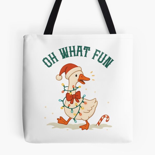 Item preview,  Oh What Fun: Funny Christmas Goose Holiday Art designed and sold by elynne9.