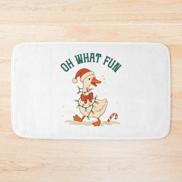 Item preview,  Oh What Fun: Funny Christmas Goose Holiday Art designed and sold by elynne9.