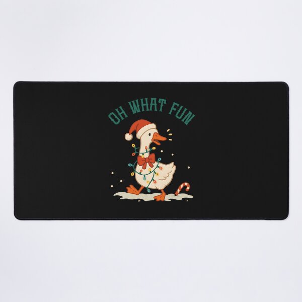 Item preview, Oh What Fun: Funny Christmas Goose Holiday Art designed and sold by elynne9.