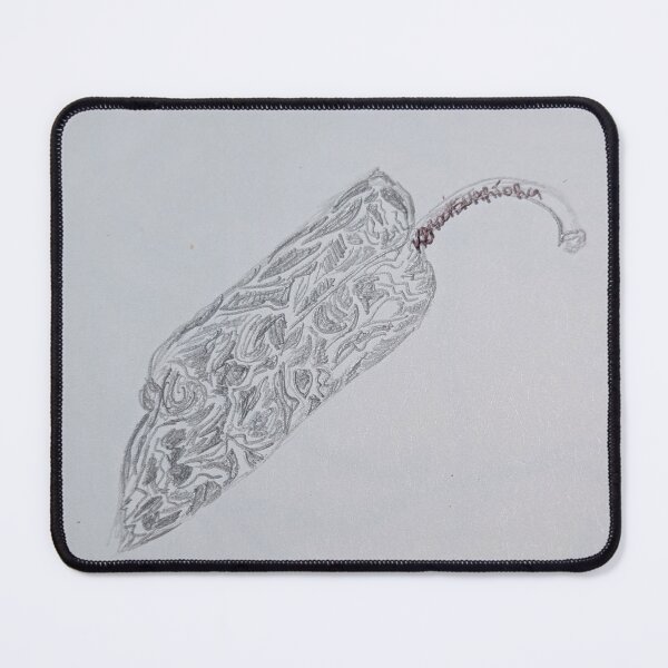 Item preview, Chile Pepper is Hot Graphite Pencil Drawing by Artist Kbrooksnartorg designed and sold by artorigins2.