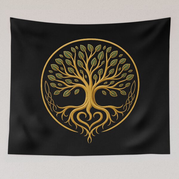 Item preview, Heartrooted Tree of Life designed and sold by Jack’s Shirts Craft.