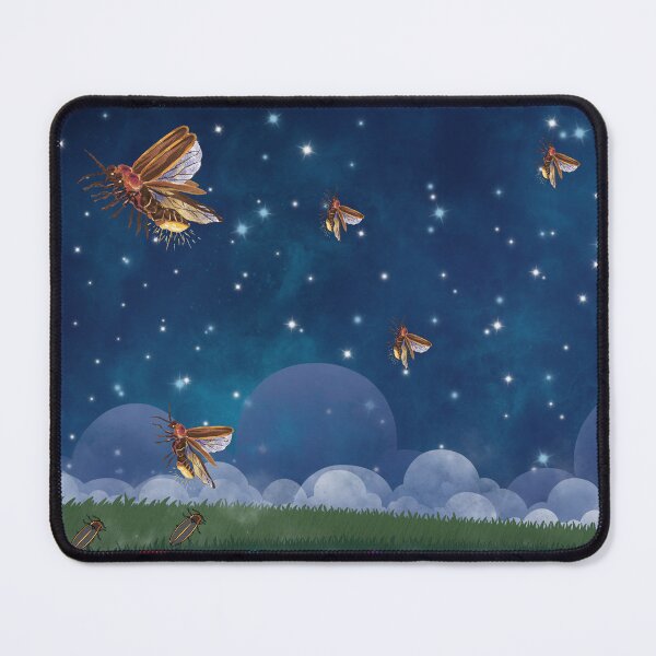 Item preview, Night Sky and Fireflies designed and sold by KanitoDesigns.