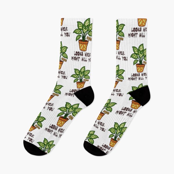 Item preview, Dieffenbachia – Looks Nice, Might Kill You - Funny Houseplant Characters designed and sold by EdgyEdgeArt.