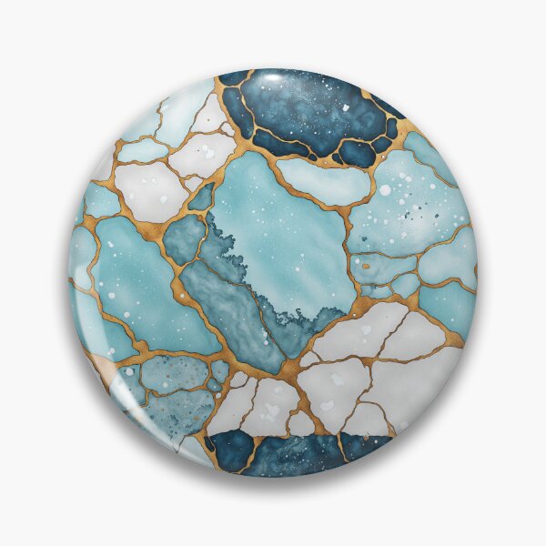Item preview, Blue marble seamless texture designed and sold by Wordsmith-Wear.