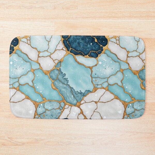 Item preview, Blue marble seamless texture designed and sold by Wordsmith-Wear.