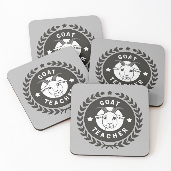Item preview, GOAT Teacher Funny Teacher Appreciation Emblem designed and sold by KLArtzStore.