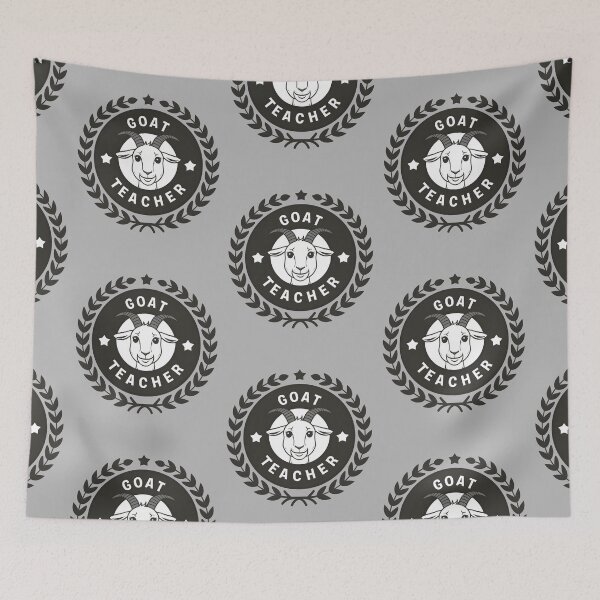 Item preview, GOAT Teacher Funny Teacher Appreciation Emblem designed and sold by KLArtzStore.