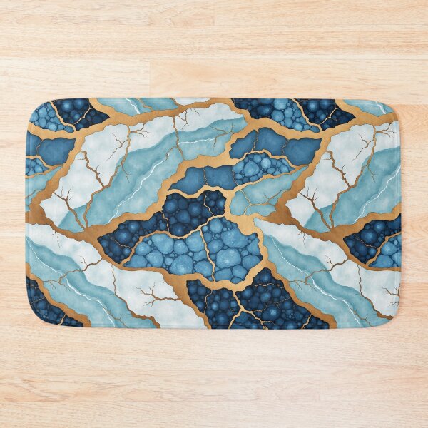 Item preview, Blue marble seamless texture designed and sold by Wordsmith-Wear.