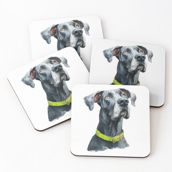 Item preview, Regal Great Dane Sticker designed and sold by Line Designs By Duck.