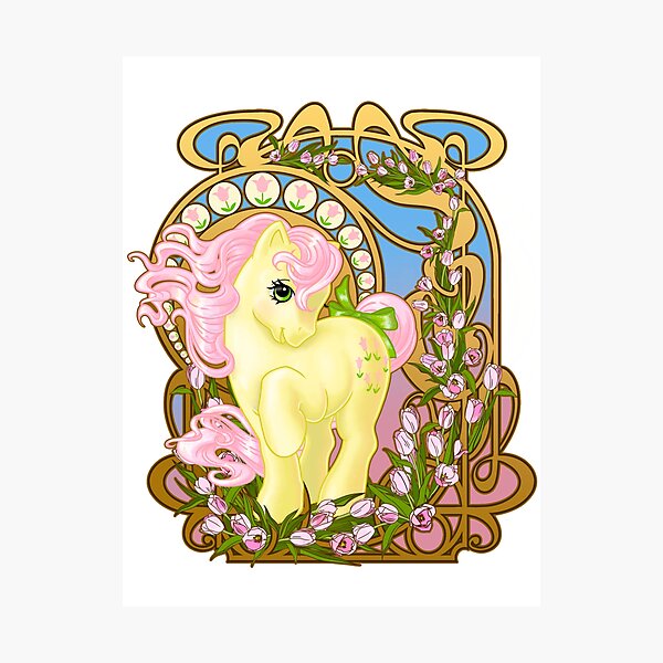 Aperçu de l'œuvre Mon Petit Poney Posey Art Nouveau créée et vendue par scholtenart.
