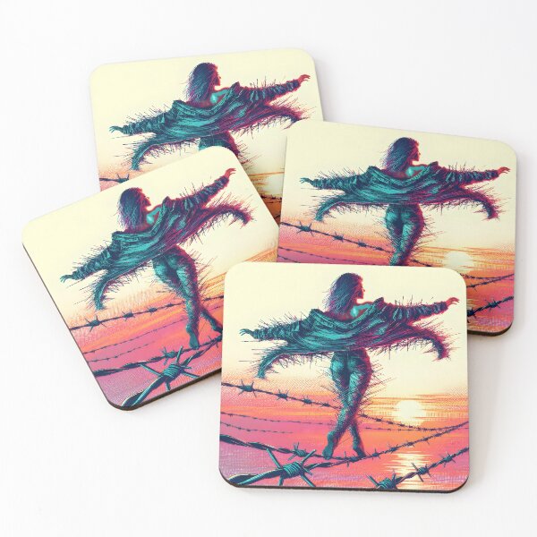 Item preview, Barbed Wire Tightrope, Ai Generated Art    designed and sold by ACC .