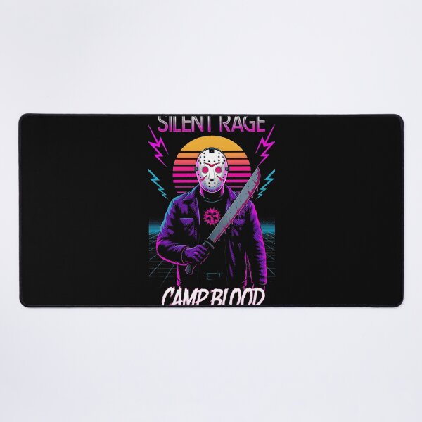 Item preview, Jason Voorhees Synthwave: 80s Neon Horror - Silent Rage designed and sold by AV.