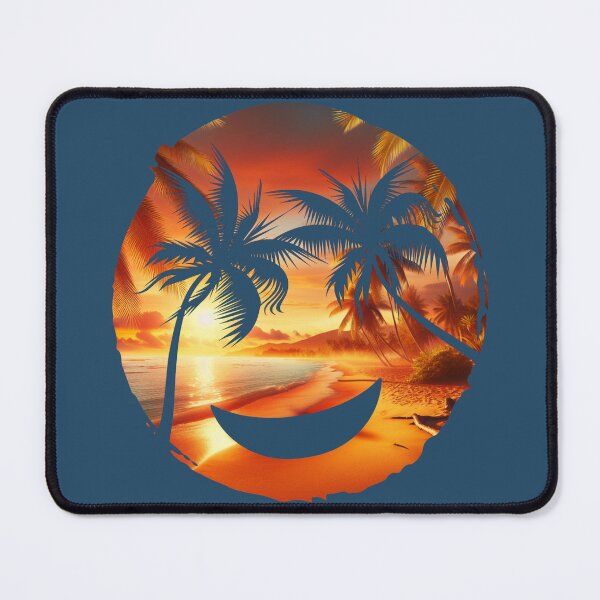 Item preview, Sunset Beach Smiley designed and sold by DroopysDesigns.