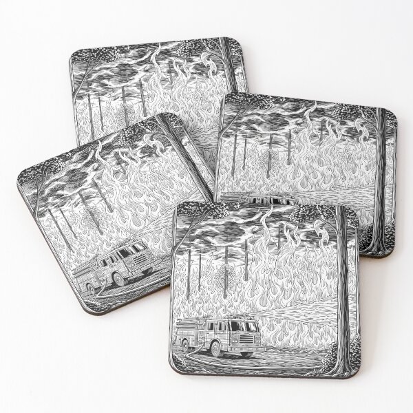 Item preview, Firefighters, flames designed and sold by nebudes.