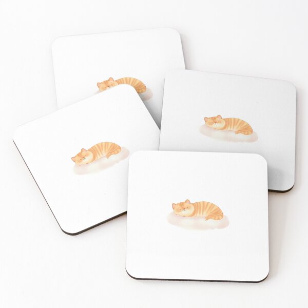 Item preview, A cute lazy cat sleeping on a fluffy cloud, kawaii sticker style, pastel colors, white outline, transparent background, soft shading, perfect for planner or laptop designed and sold by Palmate-m.
