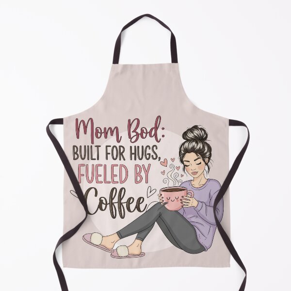 Item preview, Mom Bod Built for Hugs, Fueled by Coffee designed and sold by Amir Faysal.