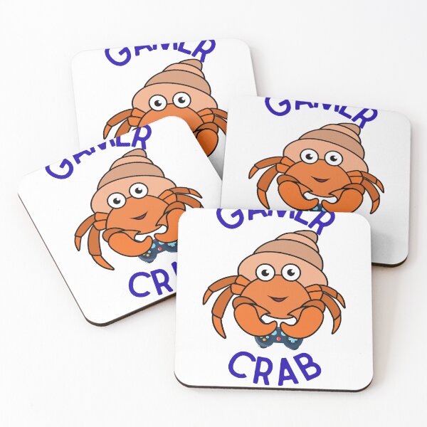 Item preview, Gaming Hermit Crab Transparent designed and sold by KanitoDesigns.