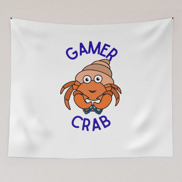 Item preview, Gaming Hermit Crab Transparent designed and sold by KanitoDesigns.
