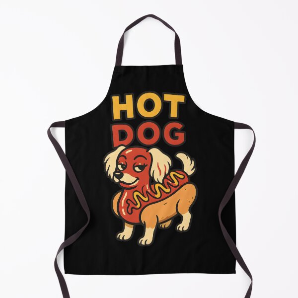 Item preview, Hot Dog with Attitude – Funny Dog Sausage Mashup designed and sold by Uglyandcute.