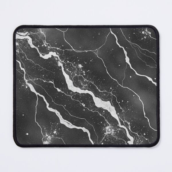 Item preview, Black and white marbled seamless texture designed and sold by Wordsmith-Wear.