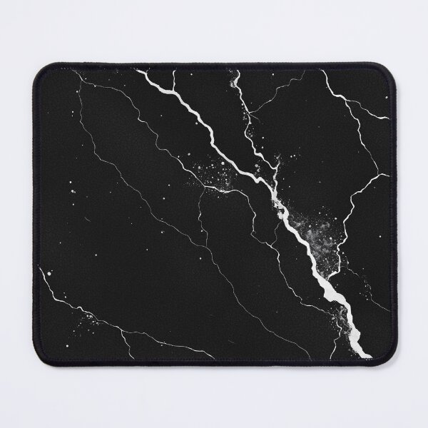 Item preview, Black and white marbled seamless texture designed and sold by Wordsmith-Wear.