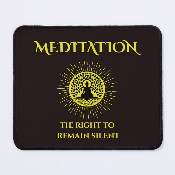 Item preview, Meditation - The Right to Remain Silent designed and sold by Starsleuth.