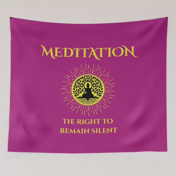 Item preview, Meditation - The Right to Remain Silent designed and sold by Starsleuth.
