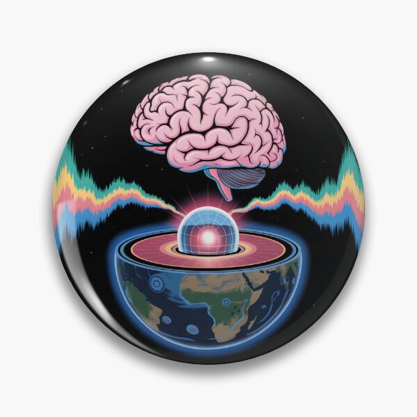 Item preview, Brain and Earth Linked by Energy Waves designed and sold by WatchesAndMore.