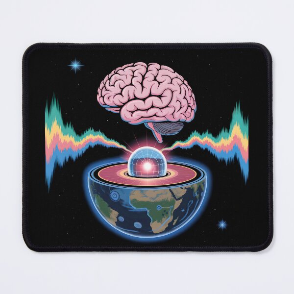 Item preview, Brain and Earth Linked by Energy Waves designed and sold by WatchesAndMore.