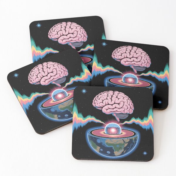 Item preview, Brain and Earth Linked by Energy Waves designed and sold by WatchesAndMore.