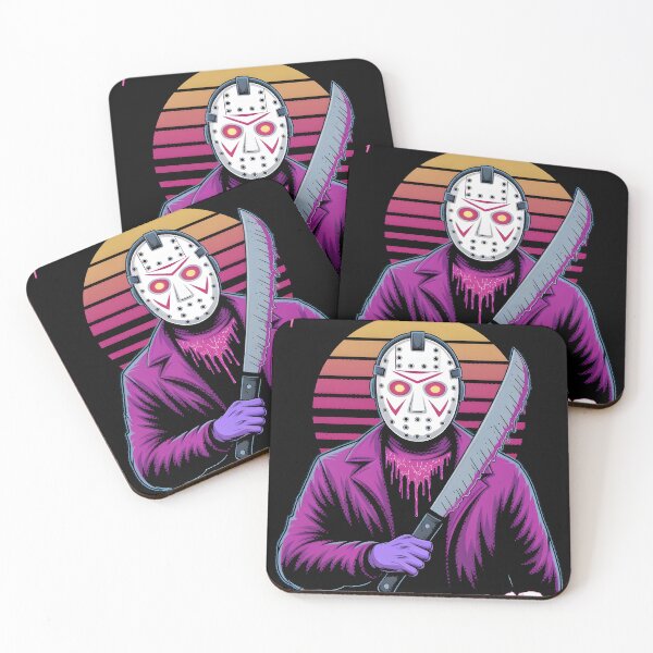 Item preview, Jason Voorhees Synthwave: 80s Neon Horror - Silent Rage 01 designed and sold by AV.