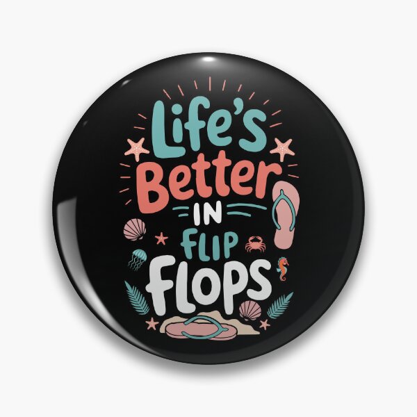 Item preview, Life is Better in Flip-Flops – Fun Tropical Beach vibes designed and sold by trendparrot.
