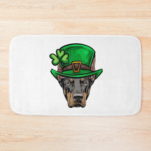 Item preview, Funny St Patricks Day Doberman Pinscher Dog designed and sold by whyitsme.
