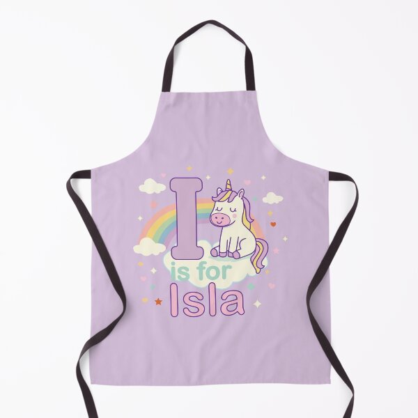 Item preview, I is for Isla - Cute Unicorn Alphabet Poster for Kids Room designed and sold by FilizDesigner.