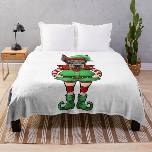 Item preview, Funny Christmas Elf Doberman Pinscher Dog designed and sold by whyitsme.