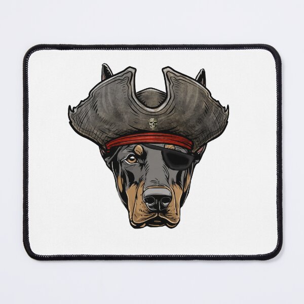 Item preview, Doberman Pinscher Pirate designed and sold by whyitsme.