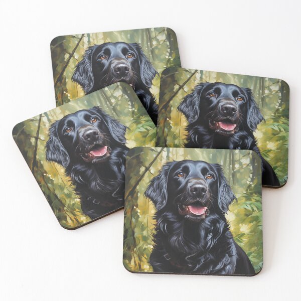 Item preview, Flat-coated Retriever designed and sold by PetsArt.
