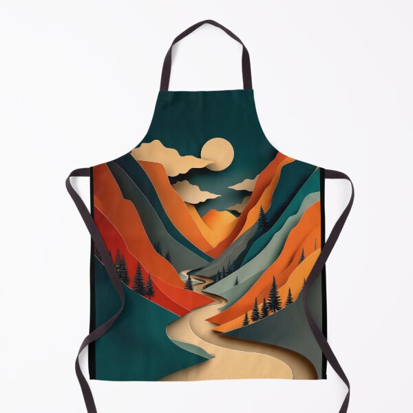 Item preview, Layered Mountain Landscape with Winding Road designed and sold by PetsArt.