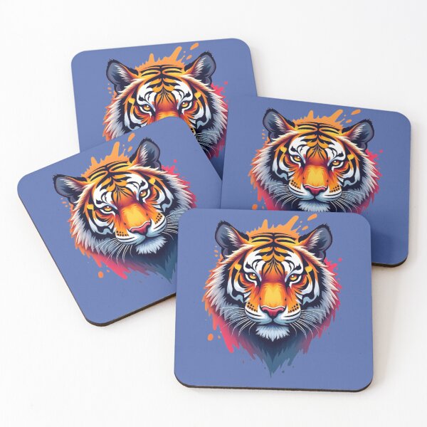 Item preview, Vibrant Tiger Explosive Colors designed and sold by JonelleTshirts.