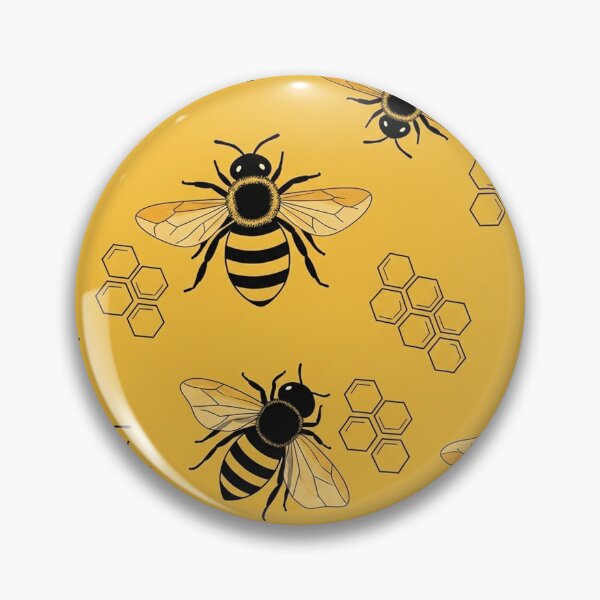 Item preview, Honeybee and Comb Pattern designed and sold by MySignatureItems.