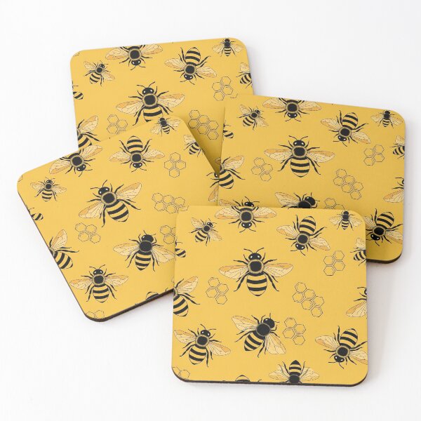 Item preview, Honeybee and Comb Pattern designed and sold by MySignatureItems.