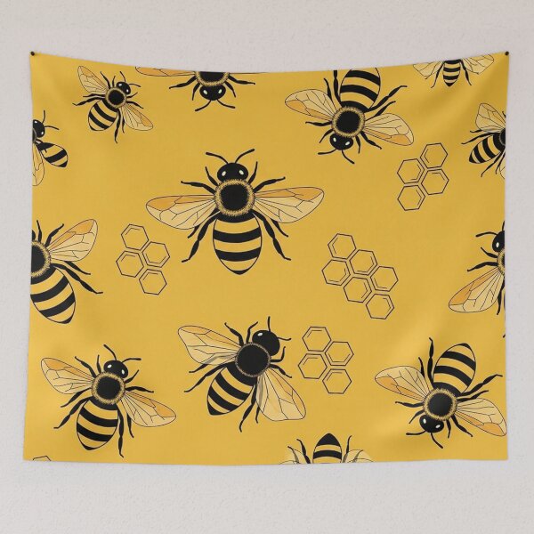 Item preview, Honeybee and Comb Pattern designed and sold by MySignatureItems.